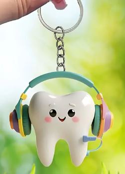 Med Acc-Smiley Tooth Music Keychain | CHINA Med Acc-Smiley Tooth Music Keychain | CHINA