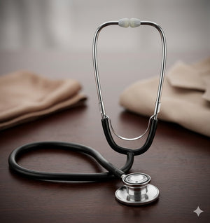 Steth-Adult Stethoscope Dual Head-Chinese-Black