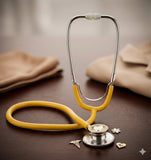 Steth-Adult Stethoscope Dual Head-Chinese-Yellow