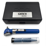 Otoscope Set OMNI 3000 Deluxe, LED WOSB, Blue Color, Hard Case 8010