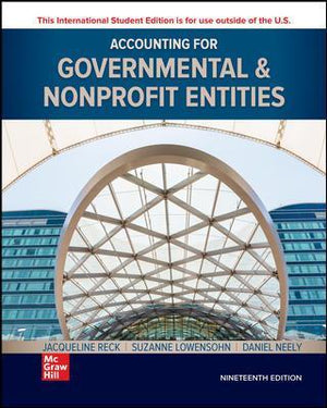 ISE Accounting for Governmental & Nonprofit Entities, 19e