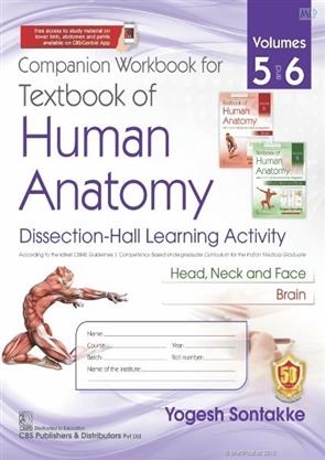 Companion Workbook For Textbook Of Human Anatomy Vol 5 Head Neck & Face And Vol 6 Brain