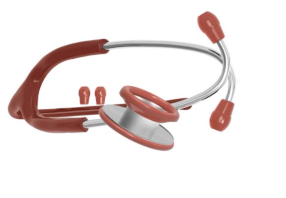 Steth-Adult Stethoscope Stainless Steel-Red Steth-Adult Stethoscope Stainless Steel-Red