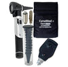 Oto-Ophth Set-CynaMed Fiber Optic Otoscope Oscope Ophthalmoscope-Black