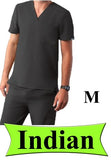 4210-ABC Scrub-Indian-Dark Gray-M | ABC Books