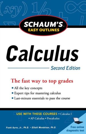 Schaum's Easy Outline of Calculus, 2e | AYRES