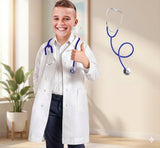 5304-Polyester Lab Coat for Kids-White-6