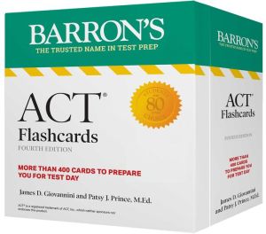 ACT Flashcards : Up-To-Date Review + Sorting Ring for Custom Study, 4e**