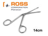 ENT. Insts-Ear Forceps Hartman-Serrated-Stainless Steel-14cm-ROSS