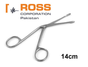 ENT. Insts-Ear Forceps Hartman-Serrated-Stainless Steel-14cm-ROSS