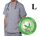 4233-ABC Scrub-Tetron-Light Gray-L | ABC Books
