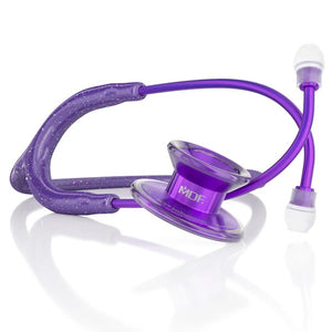 Steth-MDF Md One® Epoch® Titanium Adult Stethoscope Purple Glitter/Ultraviolet-7322