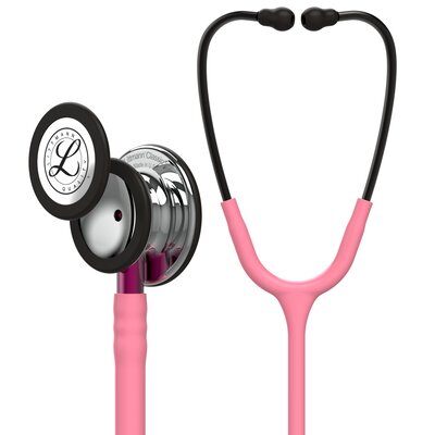 3M Littmann Classic III Monitoring Stethoscope: Mirror Pearl Pink 5962