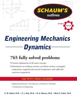 Schaum's Outline of Engineering Mechanics Dynamics**