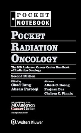 Pocket Radiation Oncology (Pocket Notebook Series), 2e