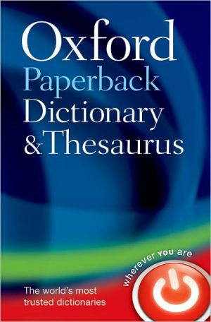 Oxford Paperback Dictionary & Thesaurus, 3e