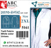 5161-Hospicare-Basic Lab Coat-2070-Unisex-Twill Fabric-White-2XL | ABC Books