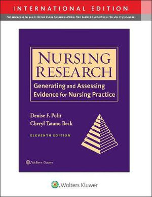 Nursing Research : Generating and Assessing Evidence for Nursing Practice (IE), 11e** | ABC Books