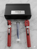 Oto-Ophth Set-ENT Diagnostic Set OMNI 3000 Oto/Ophth Deluxe, LED WOSB, Burgundy Color, Hard Case 8042