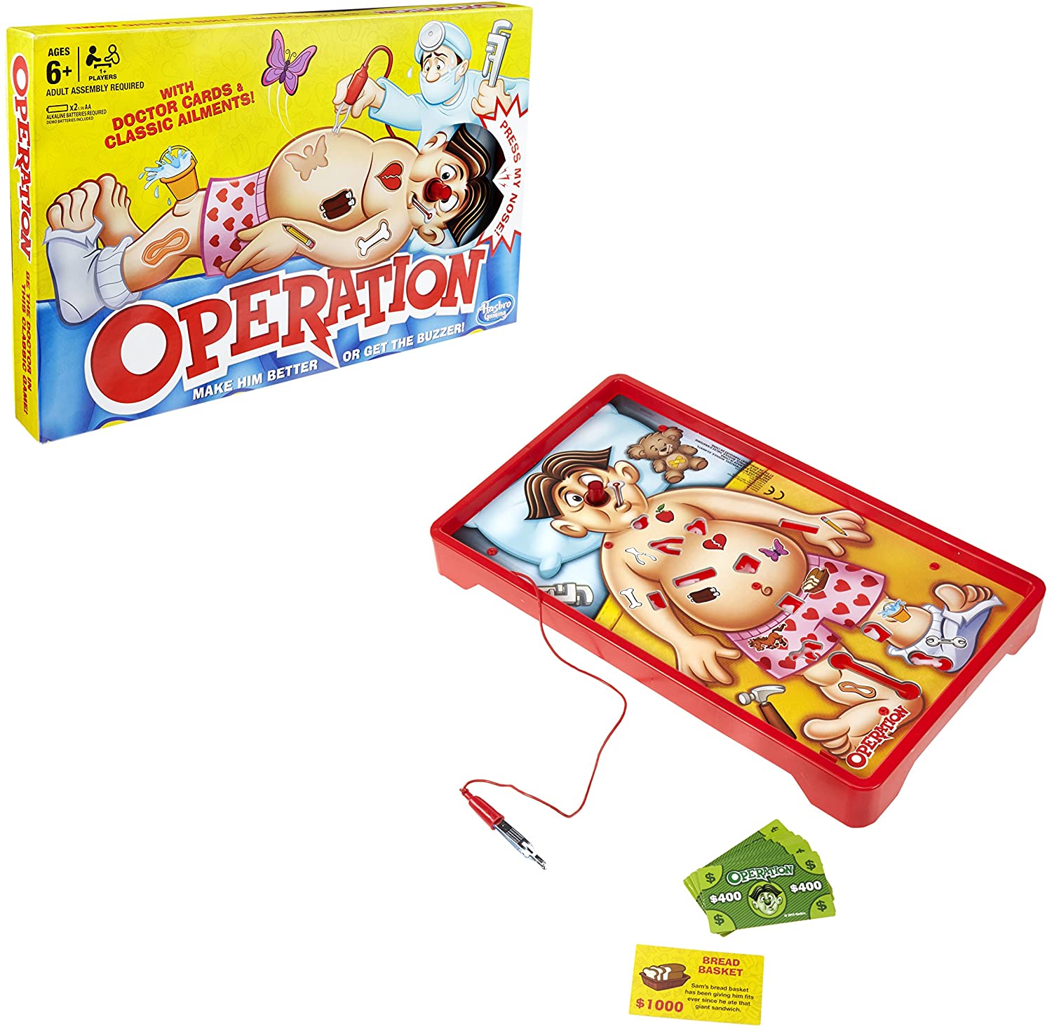 Educational Games-Gaming Classic Operation Game, Electronic Board