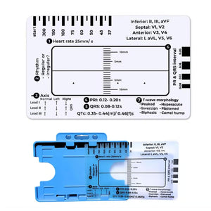 ECG/EKG Transparent ECG 7 Step Rule, With box