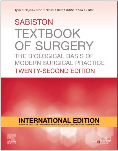 Sabiston Textbook of Surgery: The Biological Basis of Modern Surgical Practice (IE), 22e | Douglas Scott Tyler