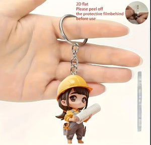 Ladies Engineers Keychain