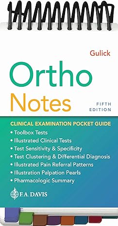 Ortho Notes: Clinical Examination Pocket Guide (Davis' Notes), 5e