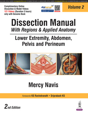 Dissection Manual with Regions & Applied Anatomy: Lower Extremity, Abdomen, Pelvis & Perineum, Volume 2, 2e