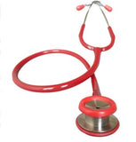 Ped Steth-Pediatrics Stethoscope-Stainless Steel-Red