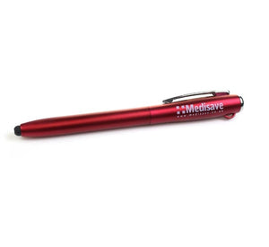 Medical Tools-Medisave LED Pen Light-Stylus-Ballpoint 3-in-1-RED | ABC Books