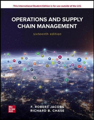 ISE Operations and Supply Chain Management, 16e**