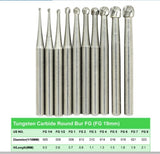 Dent. Inst-Burs-Carbide-high speed Round # 7
