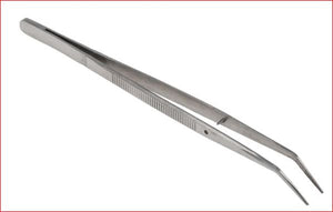 Dent. Inst-Cotton Tweezer Serrated Angled-Ross