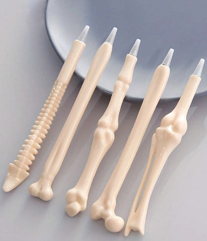 Med Acc-5 PCS Creative Novelty Bone Shape Ballpoint Pens Med Acc-5 PCS Creative Novelty Bone Shape Ballpoint Pens