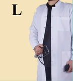 5065-ABC Lab Coat-Unisex-Twill Fabric-White-L | ABC Books