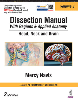 Dissection Manual with Regions & Applied Anatomy: Head, Neck & Brain, Volume 3, 2e