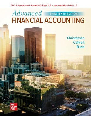 ISE Advanced Financial Accounting, 13e