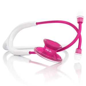 7259-MDF Acoustica® Pink Stethoscope Pinkalloy and White