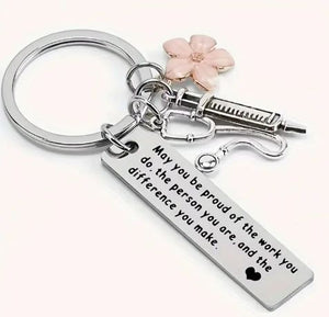 Inspirational Nurse & Doctor Keychain