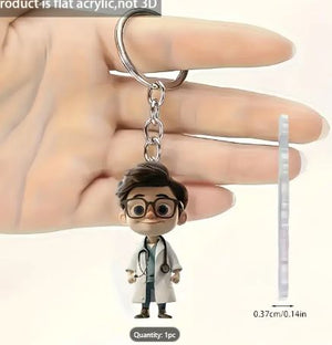 Acrylic Doctor Keychain