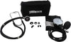 Santamedical Adult Deluxe Aneroid Sphygmomanometer with Stethoscope, Cuff and Carrying case Black
