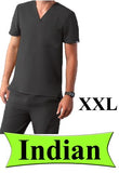 4205-ABC Scrub-Indian-Dark Gray-2XL | ABC Books
