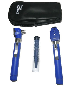 8037-ENT Diagnostic Set OMNI 3000 Oto/Ophth Deluxe, LED WOSB, Blue Color, Soft Pouch