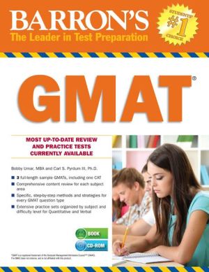 Barron's GMAT with CD-ROM, 18e**