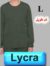 4087-ABC Scrub-Lycra-Long Sleeve-Olive-L | ABC Books