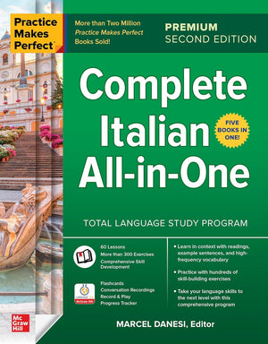 Practice Makes Perfect: Complete Italian All-in-One, Premium, 2e