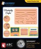 Suture Practice Pad Three-Layer Silicone Skin-NOORMED-Size(cm):37x29x32