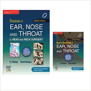 Diseases of Ear, Nose & Throat and Head & Neck Surgery, 8e & Manual of Clinical Cases in Ear, Nose and Throat, 2e