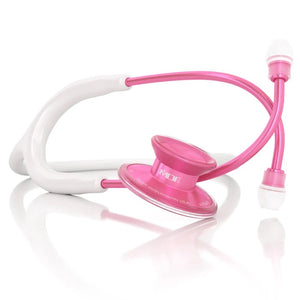 7262-MDF Acoustica® Pink Stethoscope Pinkore and White